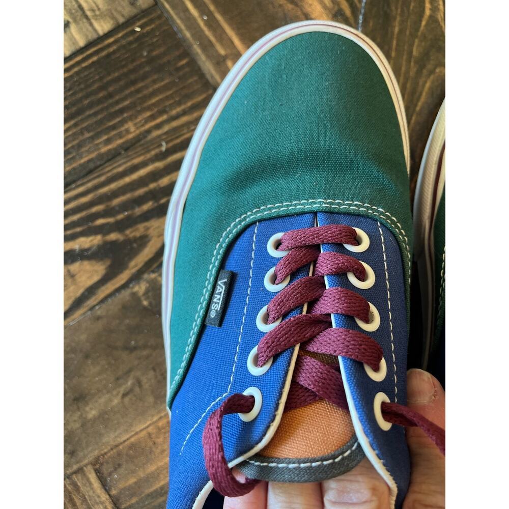 Vans Old Skool Multi Color Skater Low Top Sneaker Shoes Men 8.5 Skateboard Emo - Picture 10 of 12